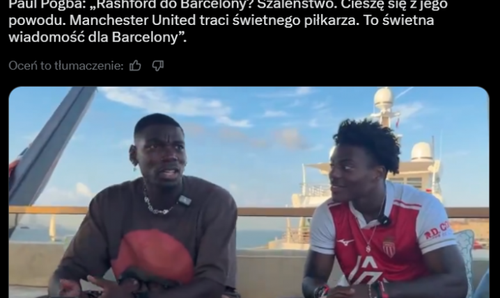 Paul Pogba PODSUMOWAŁ transfer Rashforda do Barcy :D